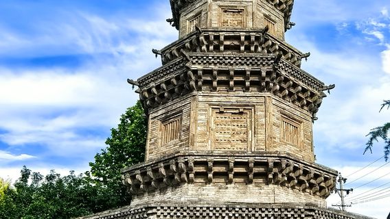 Tining Temple Twin Towers