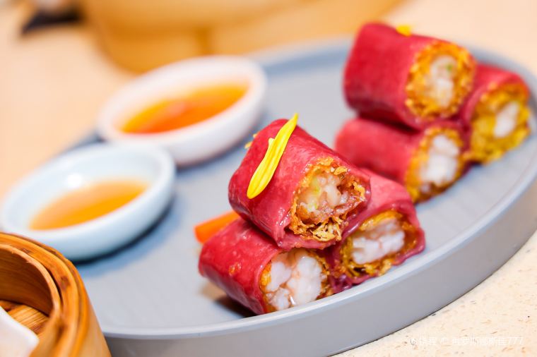 廣州飲茶 | 金沙紅米腸