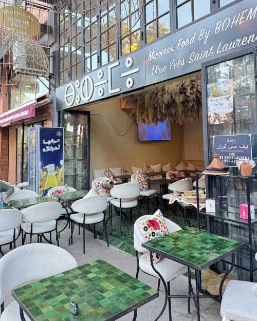 Cafe Jardin Majorelle Marrakech