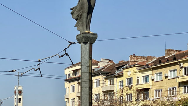 The Monument of Saint Sofia - Patron of City