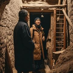 위 가문의 새끼 여행 사진