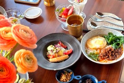 湖山云隐·英式海景花园度假庄园（双廊洱海店）·Gezellig花园海景餐厅