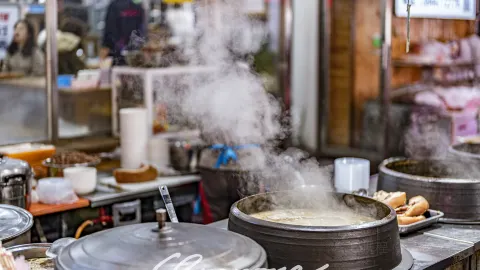 明月汤饭馆 in Yanbian