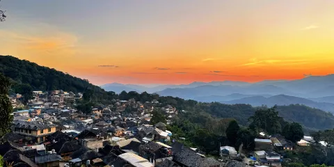 普洱瀾滄縣景邁芒景景區
