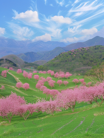 Yinna Mountain Cherry Blossom Garden