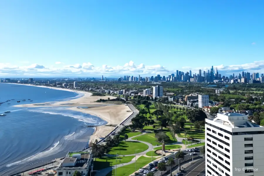 St Kilda beach