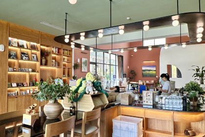 庐江汤池稼圃集民宿·念丘山花园中餐厅