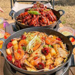 蛙喔·炭烧牛蛙·烧烤(城西银泰店) 여행 사진