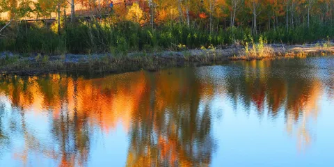 白沙湖景區第一觀景台