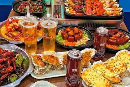 德超海鮮·青島菜·海腸撈飯