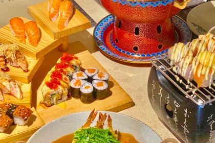 阪森寿司·炭火烤肉(园洲店)