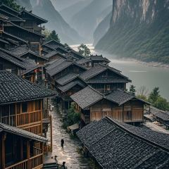 龚滩杯黑锅火锅店 여행 사진