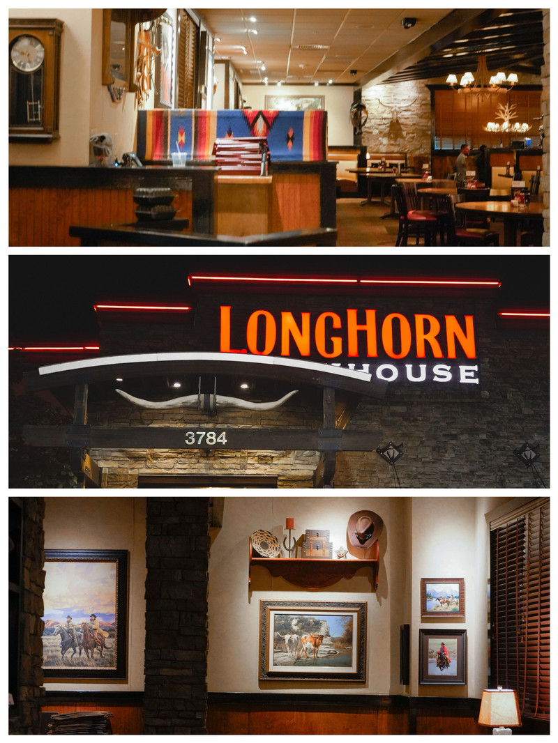 4 LONGHORN STEAKHOUSE STEAK KNIVES -No Longhorn Logo- Heavy Premium  Restaurant