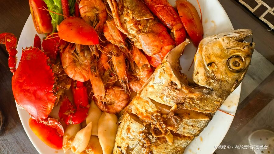 Stick Fishermen View Sea Food Restaurant