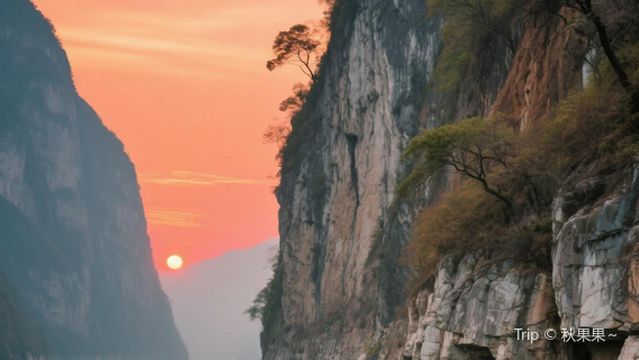 The Three Gorges of the Yangtze River