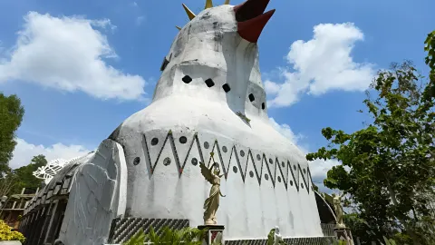 Bukit Rhema Gereja Ayam attraction in Central Java