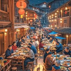 龚滩杯黑锅火锅店 여행 사진