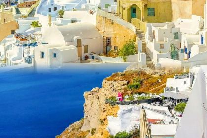 Sunset Ammoudi by Paraskevas