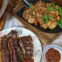 牛满堂土菜馆·跷脚牛肉(峨眉店) 여행 사진