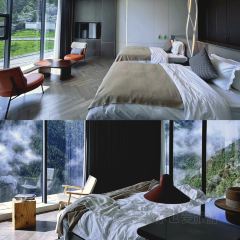 四姑娘山·天空之城悬崖酒店·悬崖餐厅 여행 사진