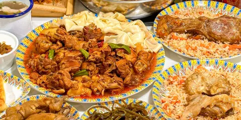 抓飯遇見饢坑肉·新疆菜（中南世紀城江淮路店）