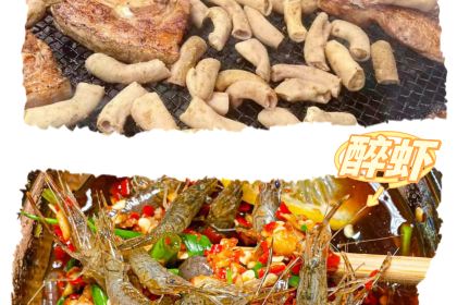 正宗盤龍小腸火盆燒烤