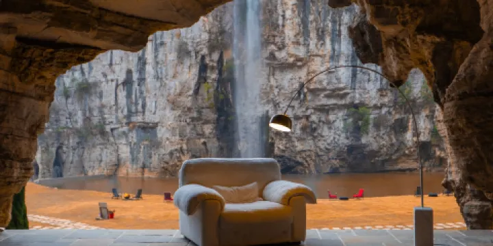 翁布懸崖瀑布咖啡