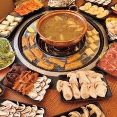 Fireplace Image Wild Mushroom Courtyard Hot Pot 여행 사진