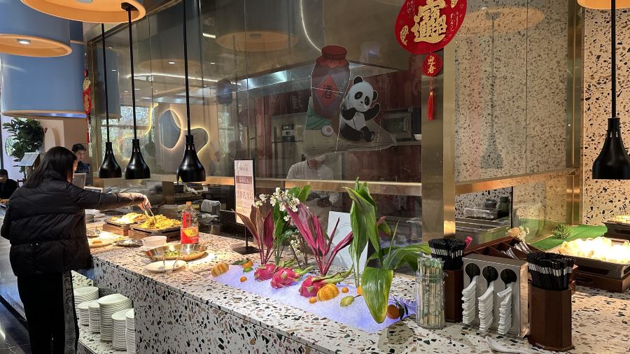 熹乐谷温泉度假酒店·马卡龙大食堂