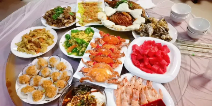 東戴河縷縷炊煙漁家院