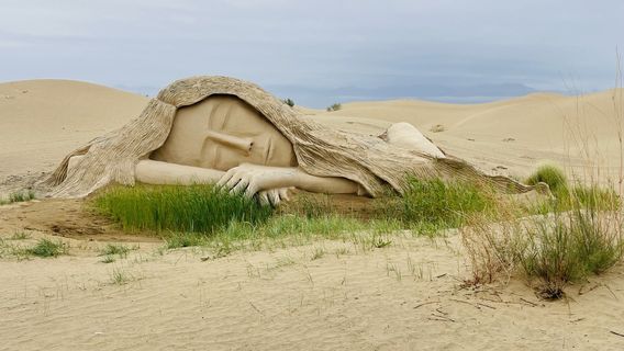 Aksai County Nomadic Sand Sea Tourist Scenic Area