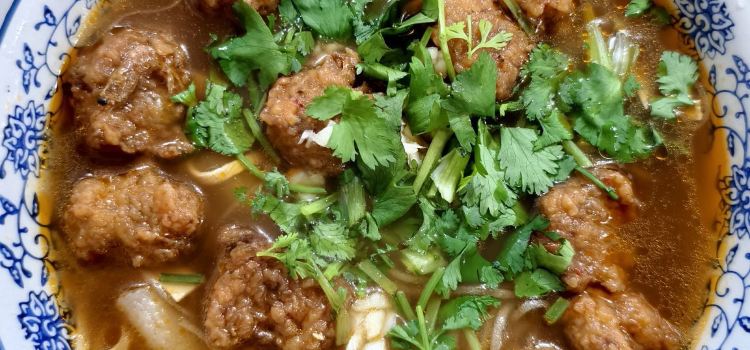 古城绿豆圆子汤烧饼