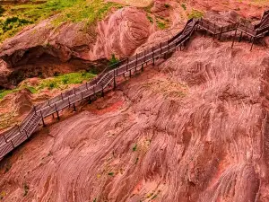 Gongge Gully Danxia Landform