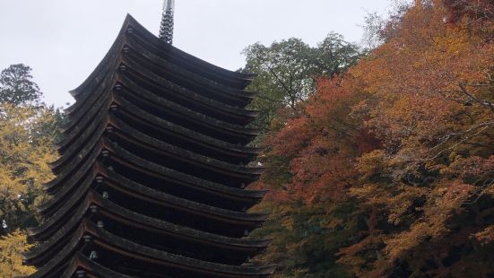 談山神社據說是日本奈良時代聖德太子和權臣中臣廉足相談甚歡的位