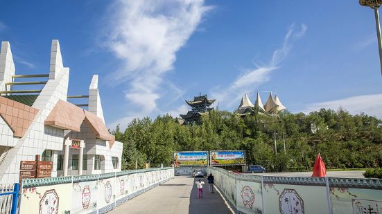 南山公園位於市南鳳凰山上，海拔2419米。 以青海雲杉、祁連