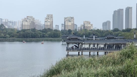 齐盛湖公园是淄博市区内的一座大型公园，是一个可以划船嘻水的公