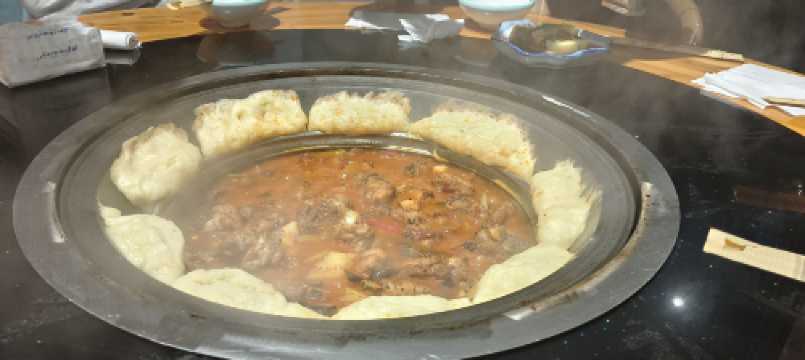 luo ji rou · hua yuan can ting ( tai an gu zhen dian )