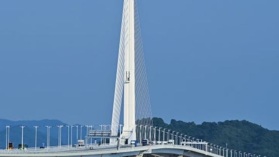 深圳湾大桥，真的是这个城市的明信片！跨海大桥的尽头是香港，天