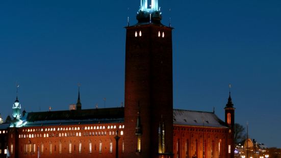 市政厅，斯德哥尔摩的地标，到瑞典必去的景点。
