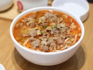 老陕北农家特色炒菜羊肉面