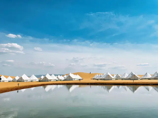 Camping in Tengger Desert