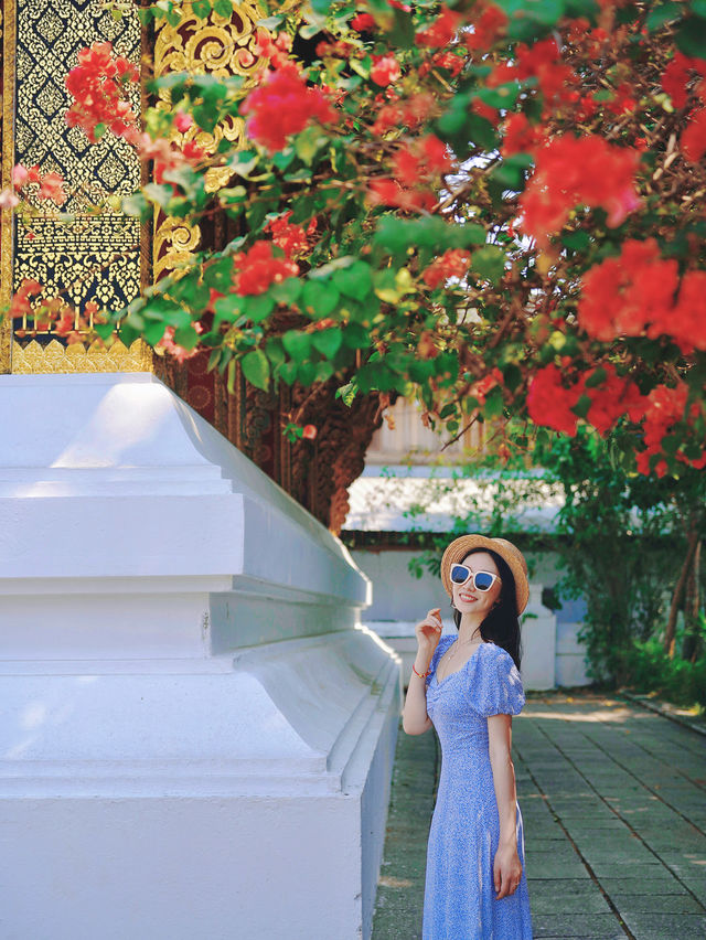 There is only one reason to go to Luang Prabang: collecting the blooming flowers on the streets.