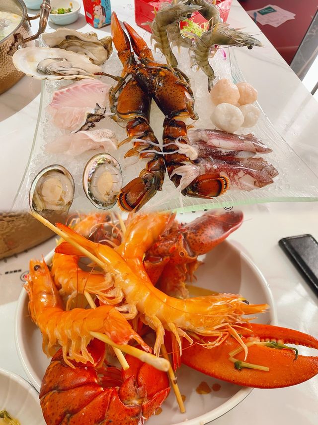  🦞邊爐必備波士頓龍蝦海鮮盤！🦐