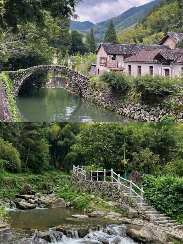 江南石頭第一村!縉雲岩下石頭村!小橋流水人家