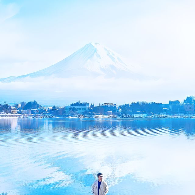 在富士山面前，人既渺小又偉岸，有同感嗎？|||