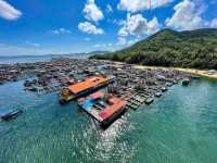 The floating fishing Village