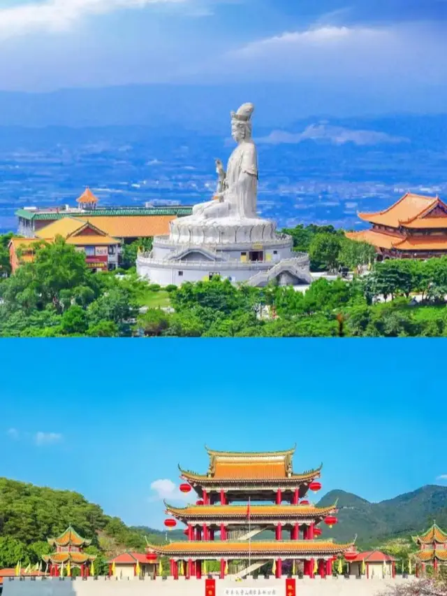 廣州周邊遊，東莞觀音山祈福散心。