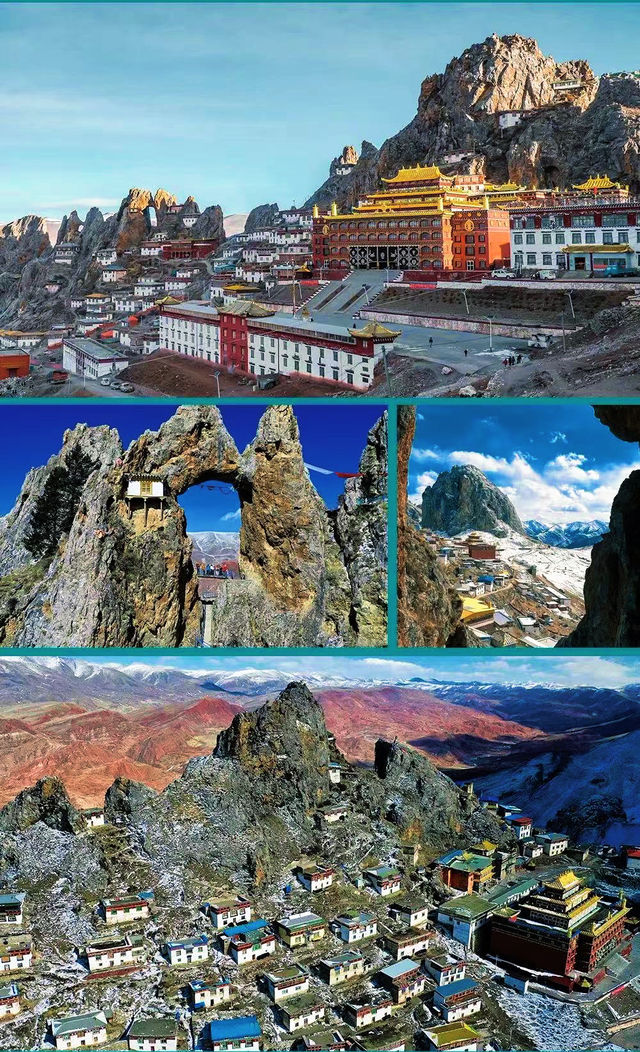 懸崖上的孜珠寺，離天空最近的地方。