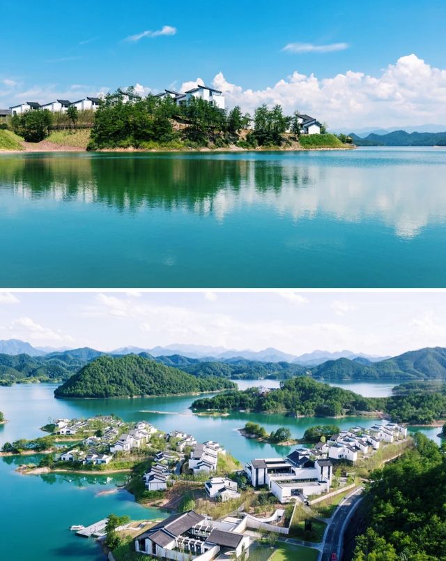 下榻湖光山色之中！千島湖頂奢湖景別墅酒店。