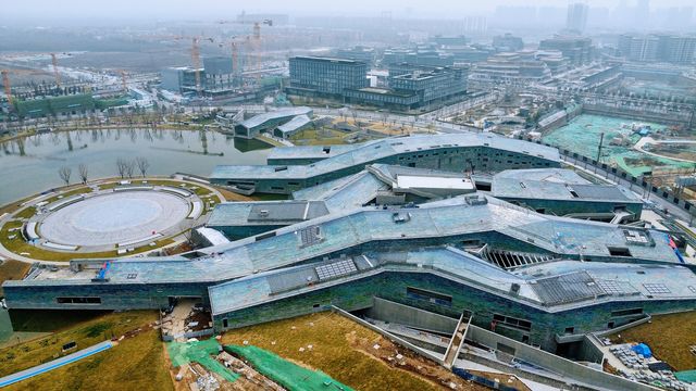 建設中的未來之瞳科學公園 建設中的未來之瞳科學公園